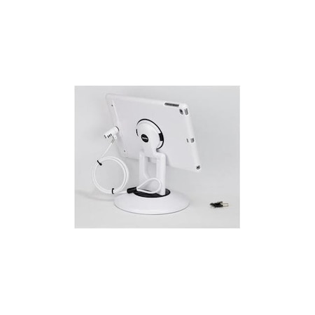 Aidata Corp Co Ltd Aidata USA IA-1004WL Locking iPad Air & iPad Air 2 Station Stand - White IA-1004WL